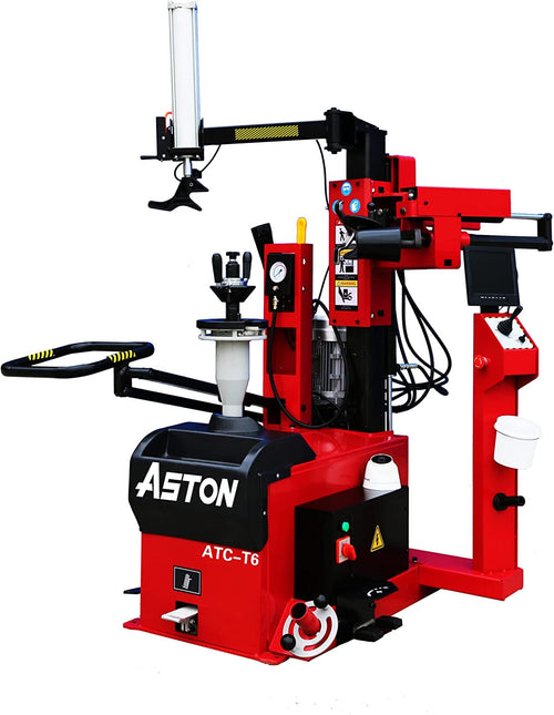 Aston Tire Machine Tire Changer Wheel Changer 4.0Hp Stronger Motor Fully Automatic Rim up to 30" Combo Wheel Balancer Self-Calibration W/Laser Light T6-3022