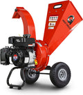 Greatcircleusa Mini Wood Chipper Shredder Mulcher Ultra Duty 7 HP Gas Powered 3" Inch Max Wood Capacity EPA/CARB Certified Aids in Fire Prevention and Building Firebreaks