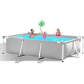 KNWSHT Above Ground Swimming Pool - 10ft X 7ft Outdoor Rectangular Frame