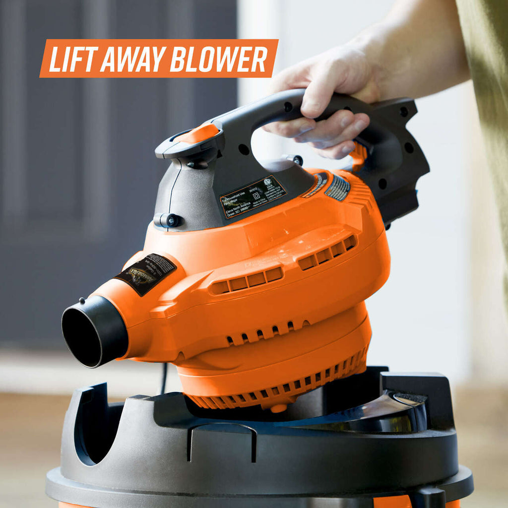 Armor All 8-Gallon 4.5 Peak HP Wet/Dry Car Vac with Detachable Blower, VBV809PF 0901