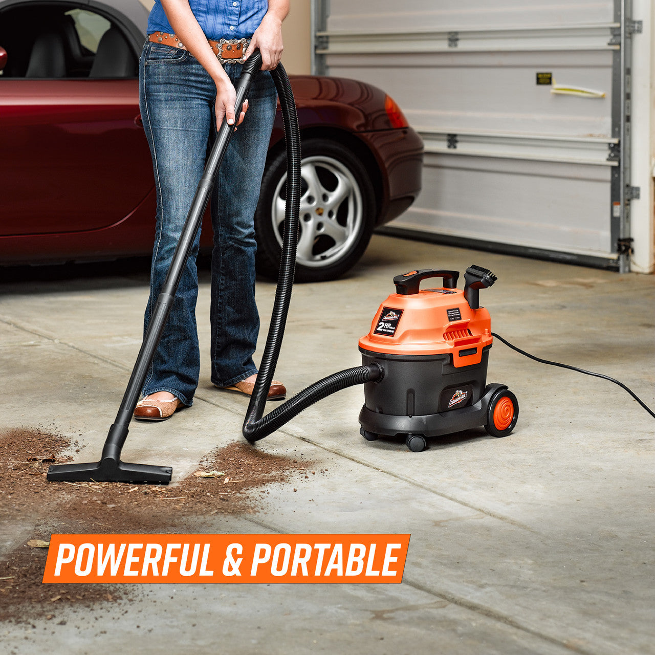 Armor All 2.5-Gallon* 2 Peak HP† Wet/Dry Vac, AA255W