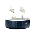 rianiq07 PureSpa Inflatable Bubble Jets 6 Person Hot Tub and Drink Tray (2 Pack)