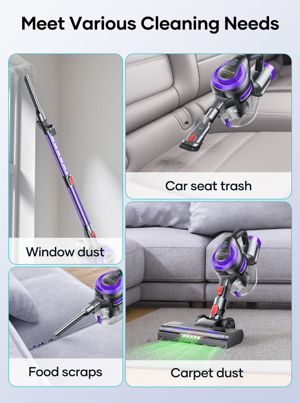 Honiture Y10 Cordless Vacuum Cleaning Bundle