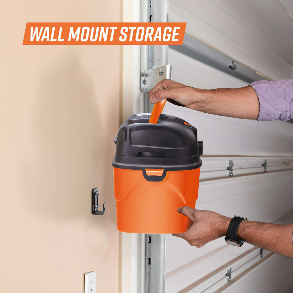 Armor All 1.5-Gallon* 2 Peak HP† Vac-Mate Wet/Dry Vacuum, AA155